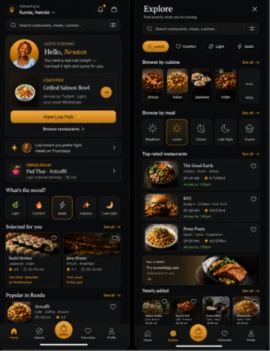 NOBO Lisa home screen